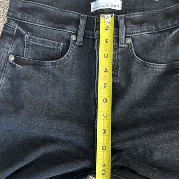 Loft women’s 26/2 HIGH WAIST SKINNY CROP jeans - Picture 6 of 7